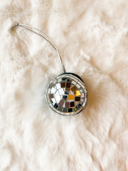 Black Cowboy Disco Ball Car Charm
