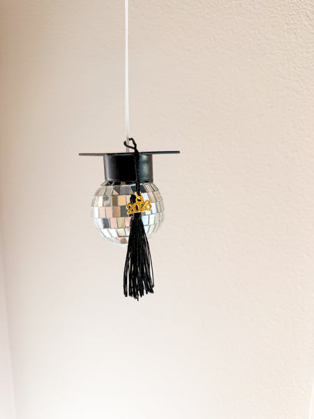 2026 Graduation Mirror Ball Charm