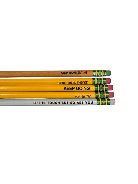 Laser Engraved Ticonderoga Pencils (Set of 5)