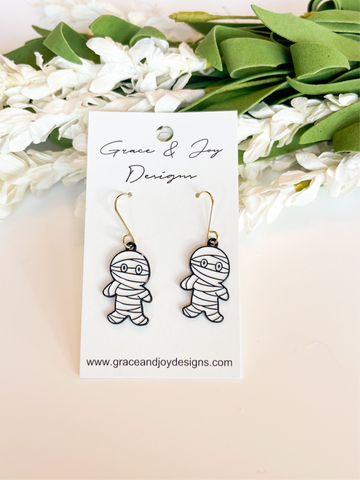 Mummy Earrings