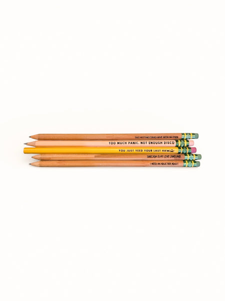 Laser Engraved Ticonderoga Pencils (Set of 5)