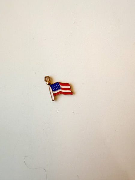 American Flag Charm