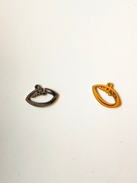 Football Charm - Silver or Gold