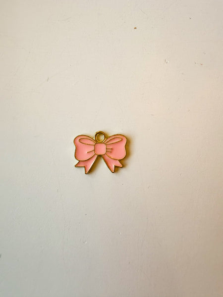 Pink Bow Charm