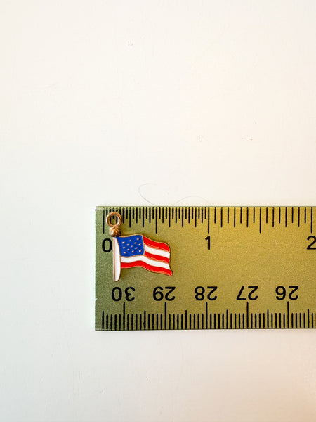 American Flag Charm