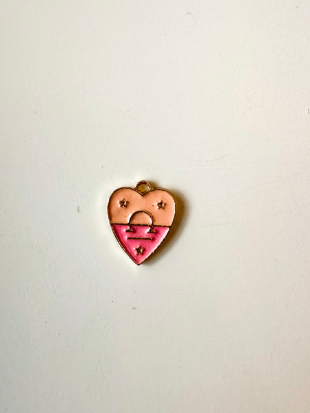 Horseshoe Heart Charm