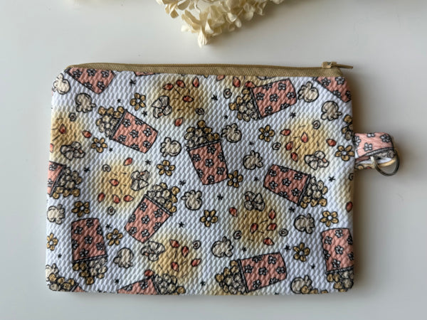 Popcorn Medium Zippered Pouch