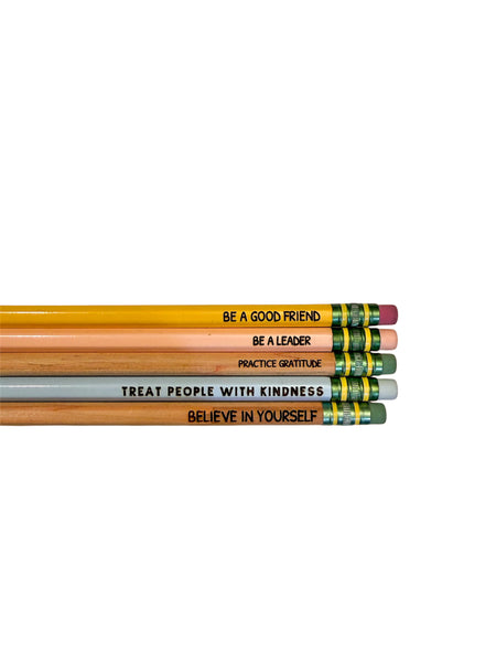 Laser Engraved Ticonderoga Pencils (Set of 5)
