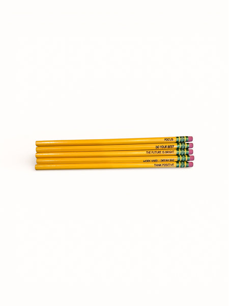 Laser Engraved Ticonderoga Pencils (Set of 5)