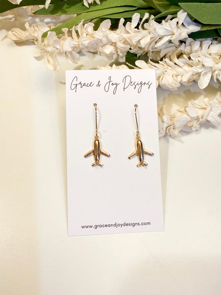 Airplane Earrings