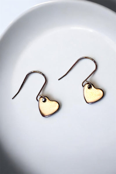 Silver Heart Earrings