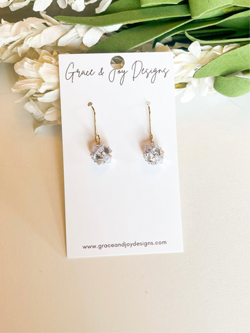 Gold & Silver Ball Earrings