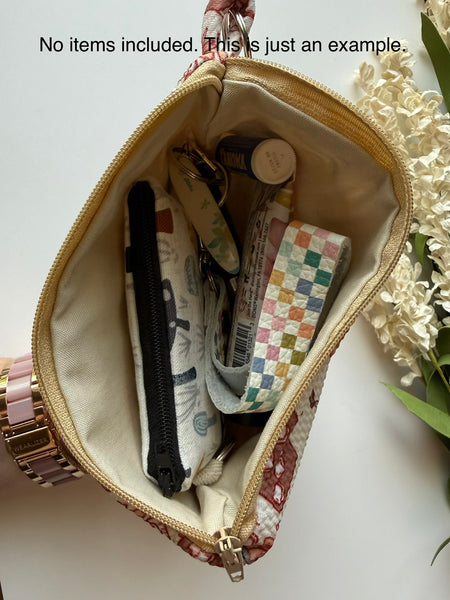 Iced Coffee Medium Zippered Pouch