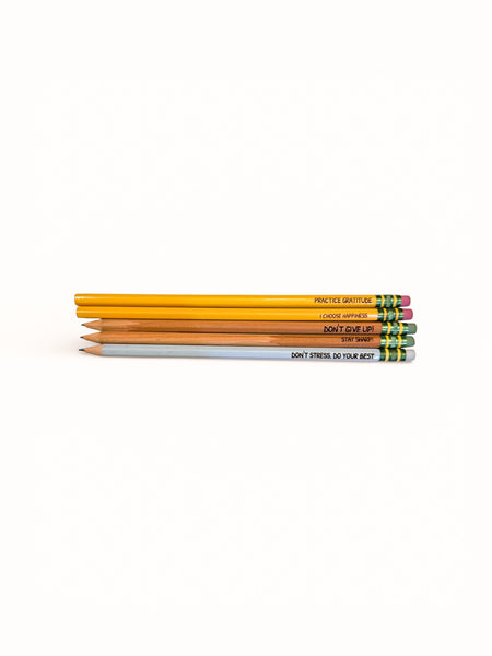 Laser Engraved Ticonderoga Pencils (Set of 5)