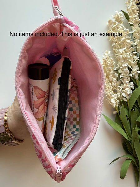 Dolly Medium Zippered Pouch