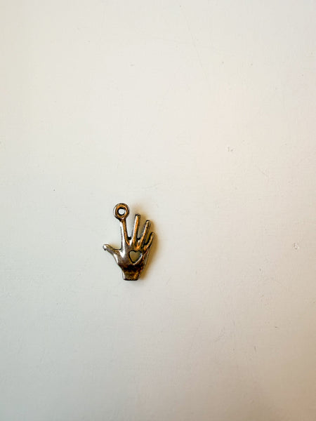 Hand Heart Charm