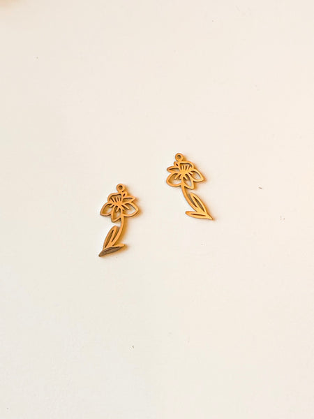 March birth flower charm