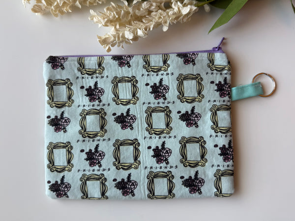 Friends Medium Zippered Pouch