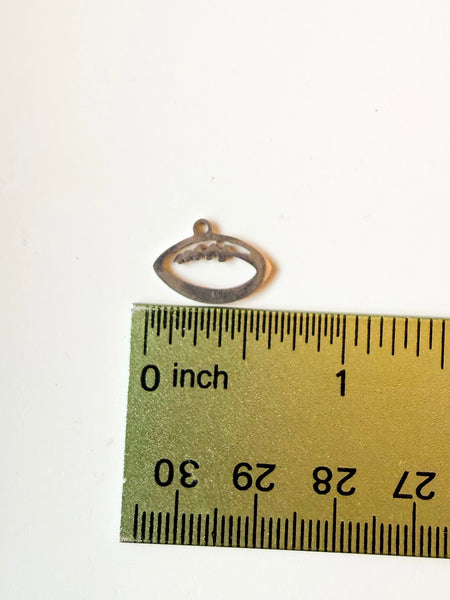 Football Charm - Silver or Gold