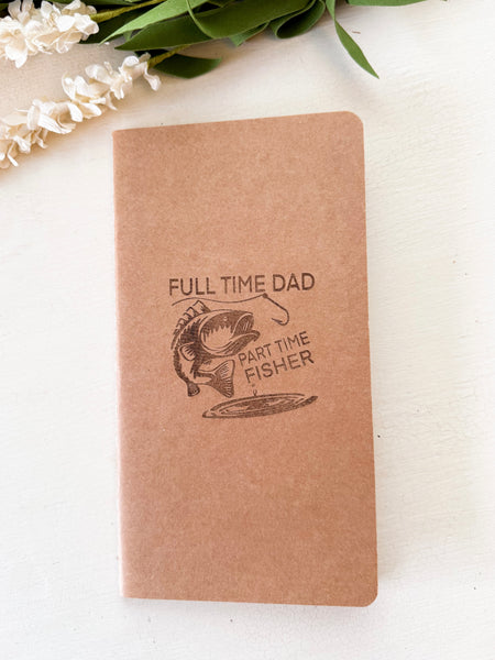 Dad/Fisherman Kraft Notebook