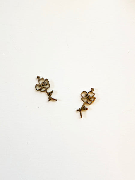 April birth flower charm