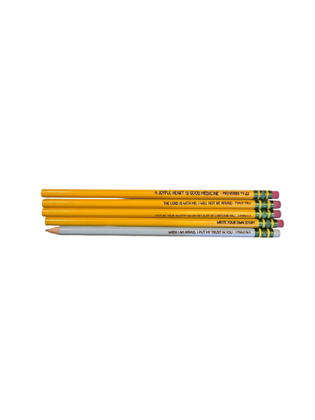 Laser Engraved Ticonderoga Pencils (Set of 5)