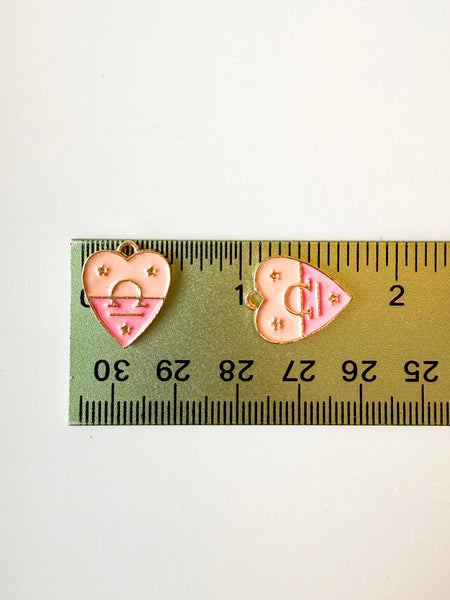 Horseshoe Heart Charm
