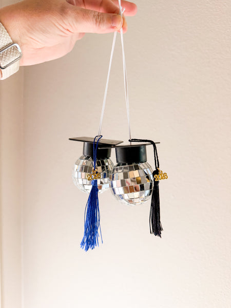 2026 Graduation Mirror Ball Charm
