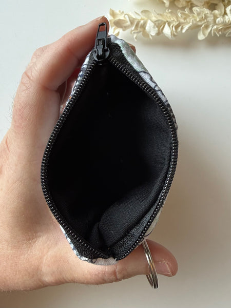 Checkered Summer Mini Zippered Pouch