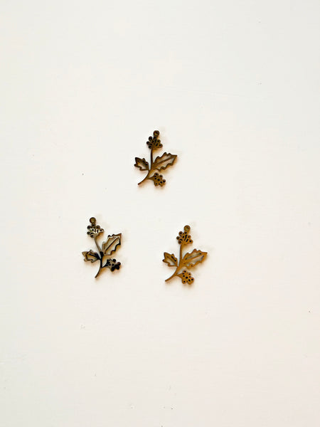 December birth flower charm