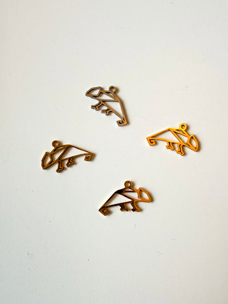 Chameleon Charm - Silver or Gold