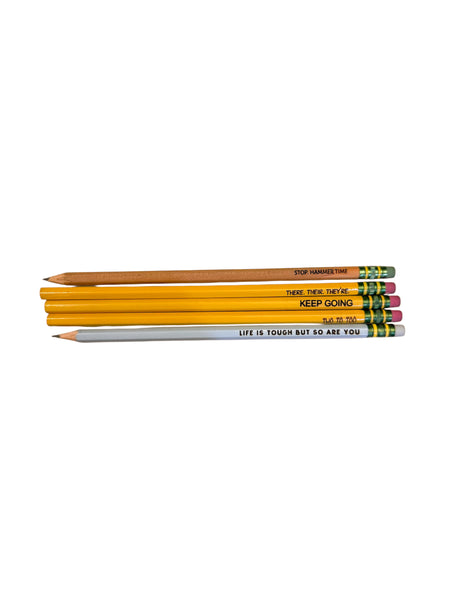Laser Engraved Ticonderoga Pencils (Set of 5)
