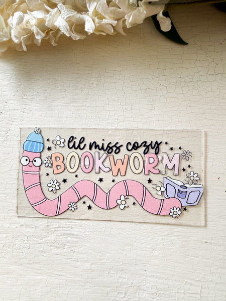 Bookworm Acrylic Bookmark