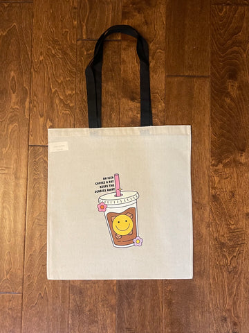 Iced Coffee A Day Tote Bag