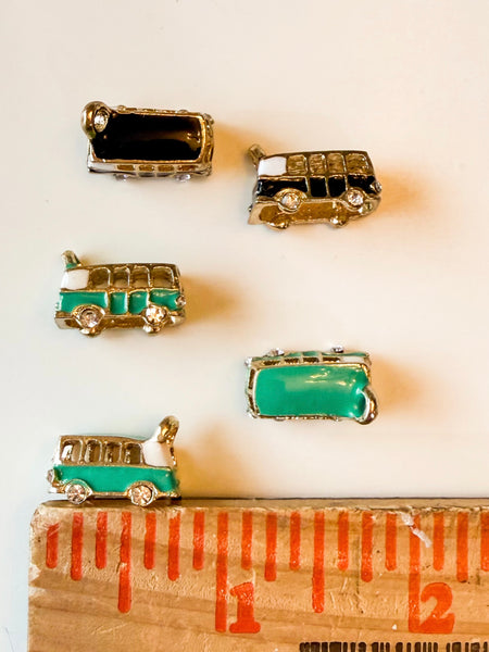Retro Van Charms - Black or Green