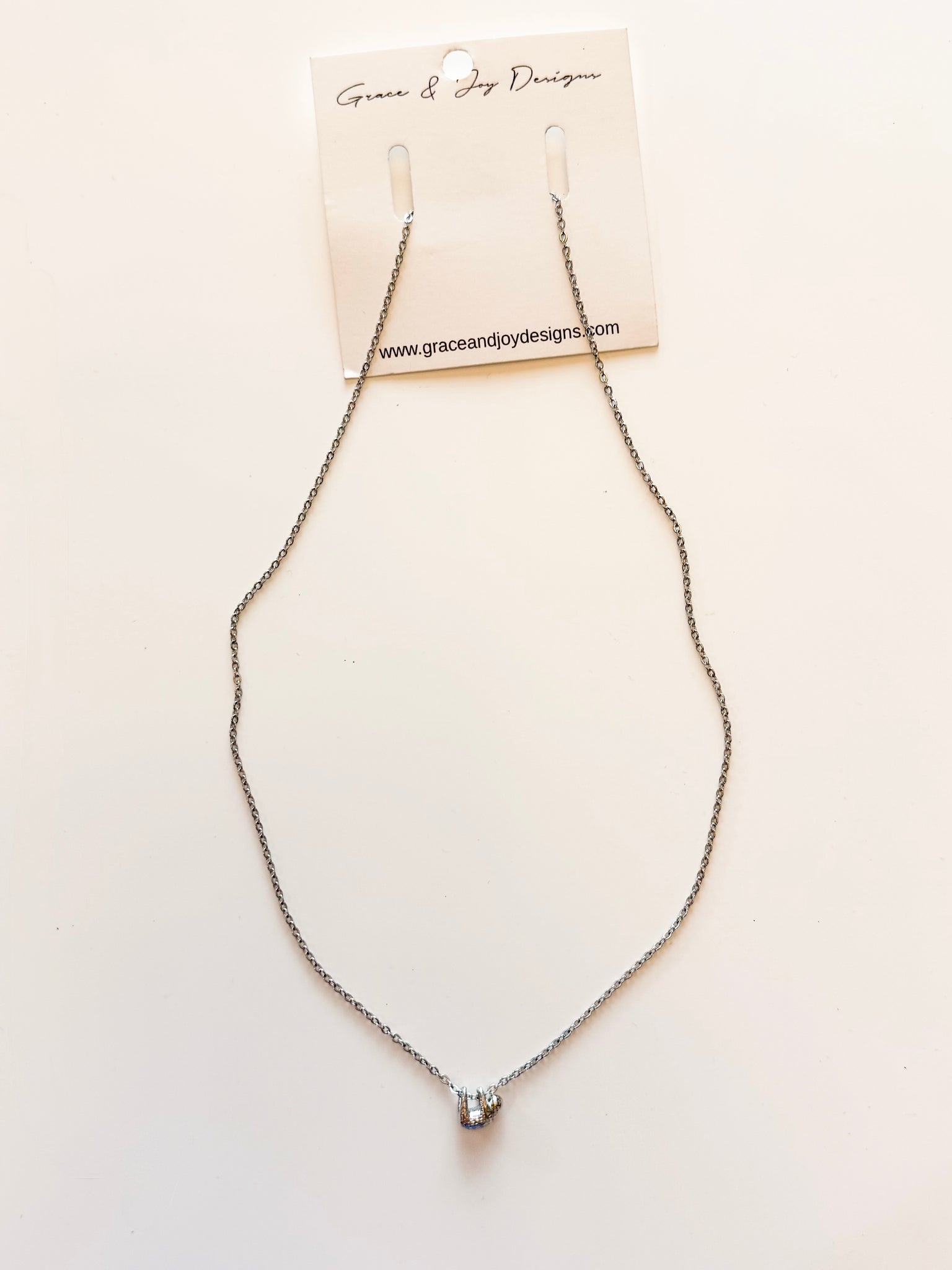 Silver Sloth necklace