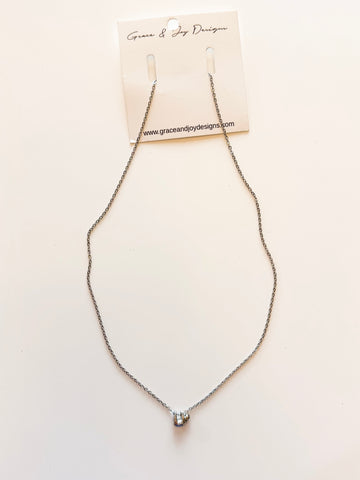 Silver Sloth necklace