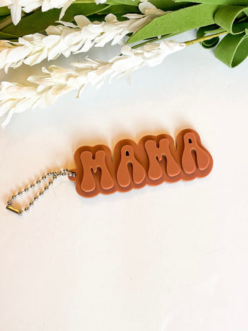 Terracotta mama keychain