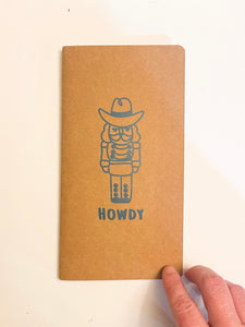 Howdy Nutcracker Kraft Notebook