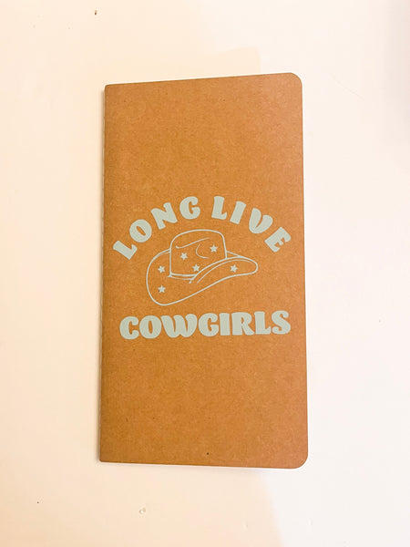 Long Live Cowgirls Kraft Notebook