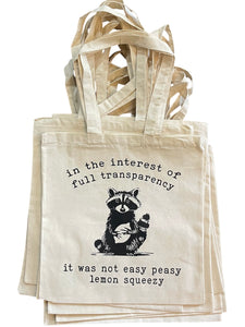 Not easy peasy Tote Bag