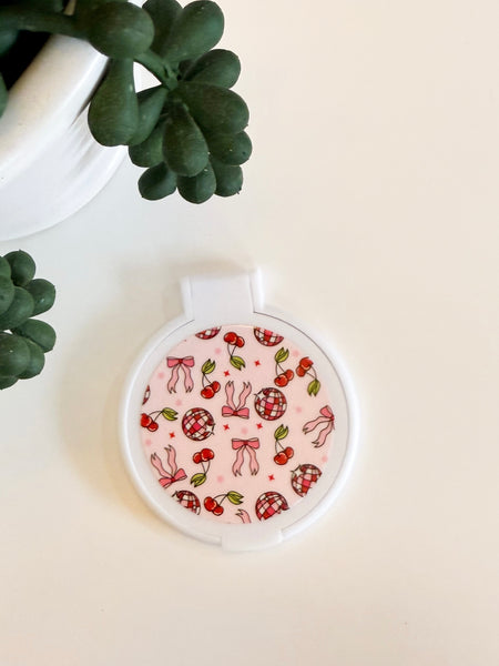 Cherries, Bows & Disco Mirror