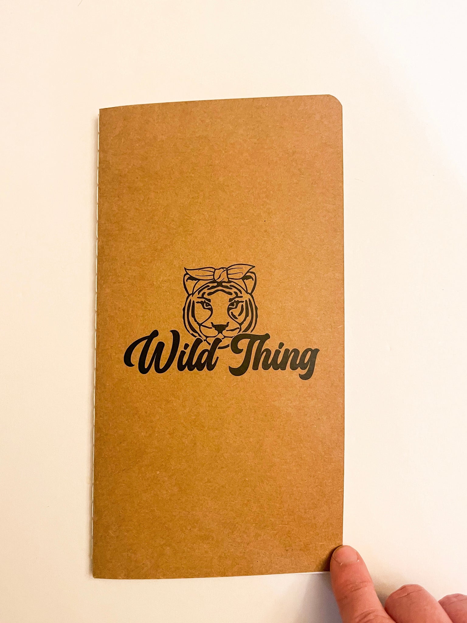 Wild Thing Kraft Notebook