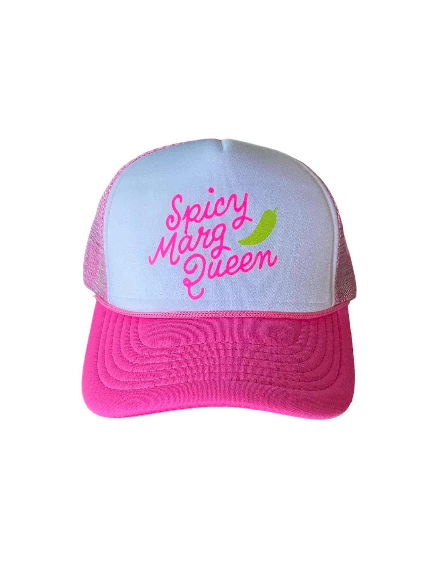 Spicy Marg Queen Pink Trucker Hat