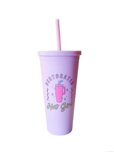 22 oz Acrylic Double Wall Tumbler Dehydrated Hot Girl