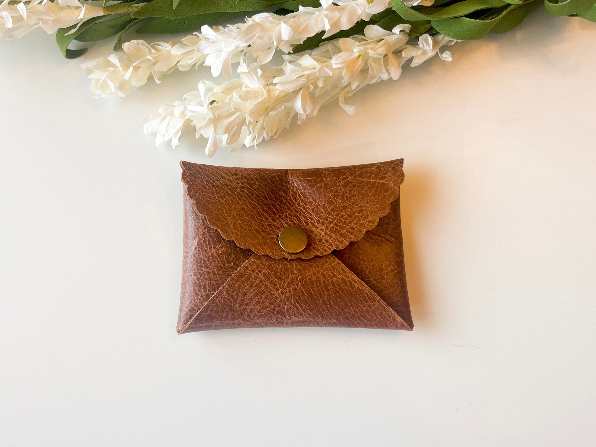 Saddle Brown Leather Wallet