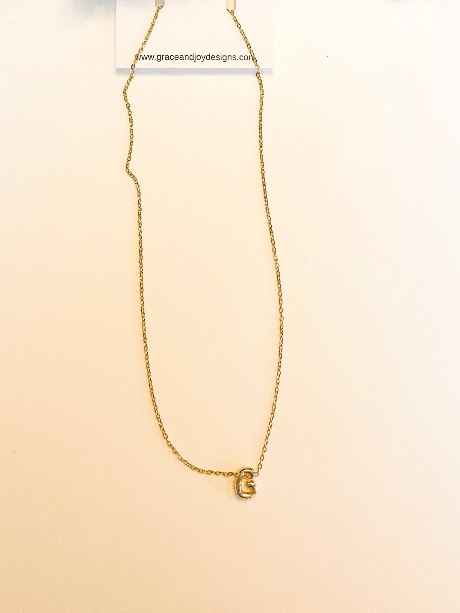 Bubble G Necklace