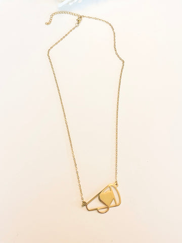 Gold Cheer Necklace