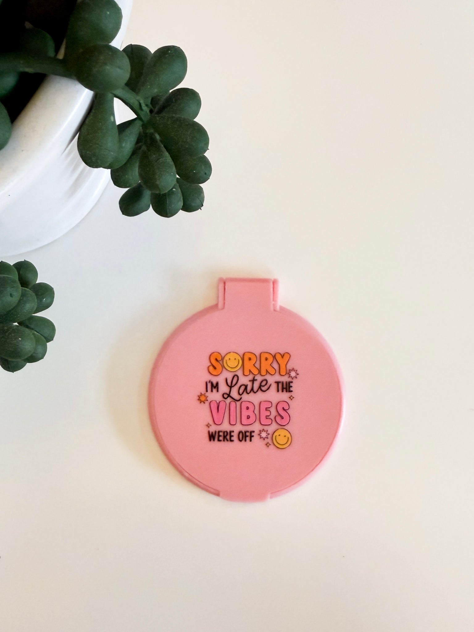 Vibes Off Pink Mirror