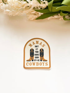 Babies Cowboys Sticker